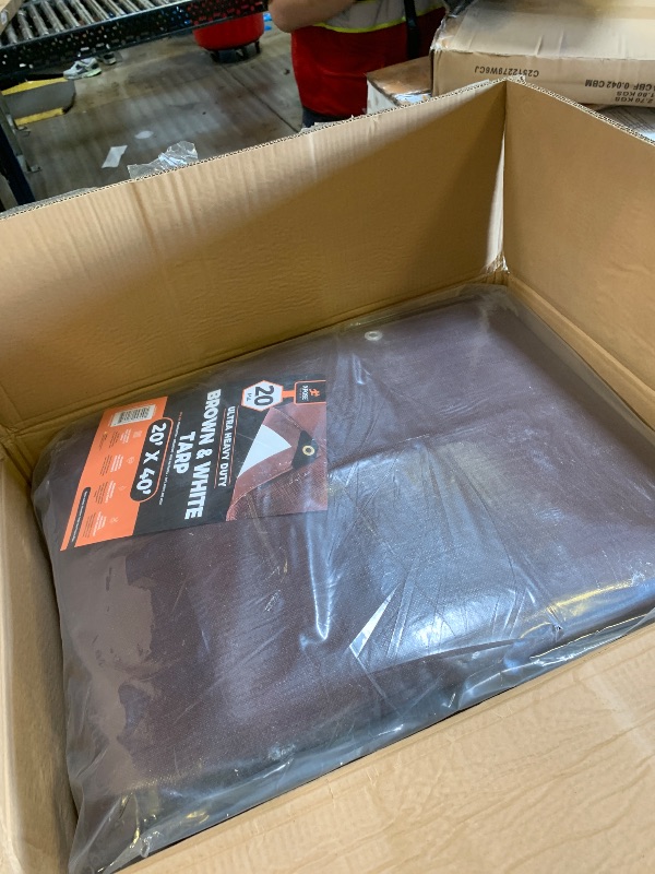 Photo 1 of Xpose Safety 20' x 40' Ultra Heavy Duty Tarp - 20 Mil