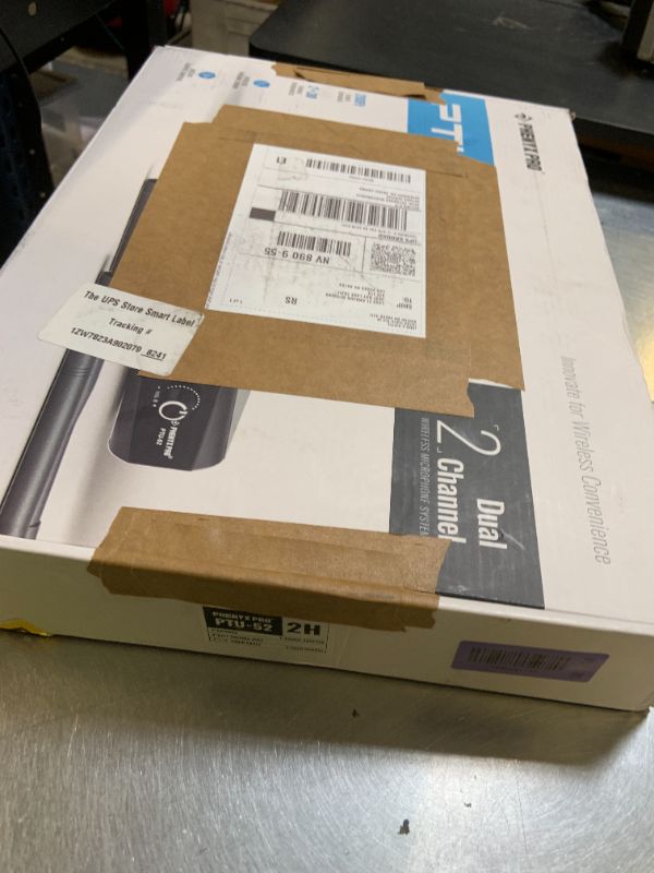 Photo 1 of Phenyx Pro Dual UHF Tunable Frequency Wireless Microphone System PTU-52-2H