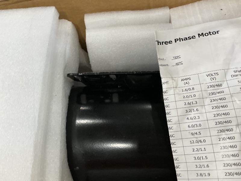 Photo 1 of Cuilvu 3HP Three Phase Electric Motor