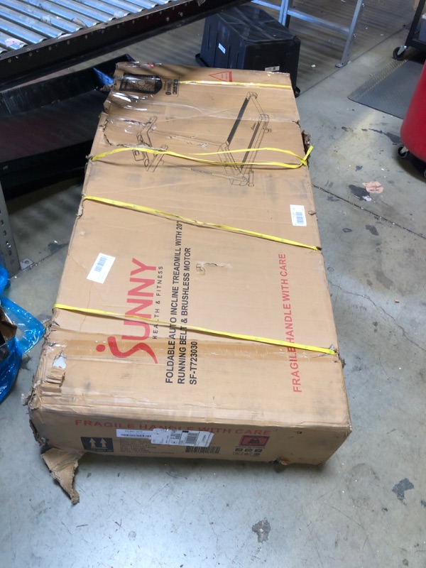 Photo 1 of Sunny Health & Fitness Auto Incline Treadmill (factory sealed) 