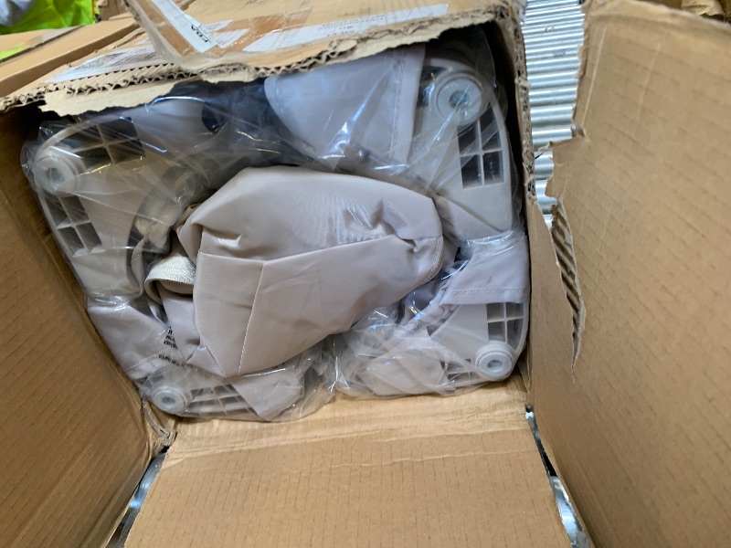 View 2 of Cosola Baby Playpen - 71x79 Large, Foldable, Oxford Light Khaki