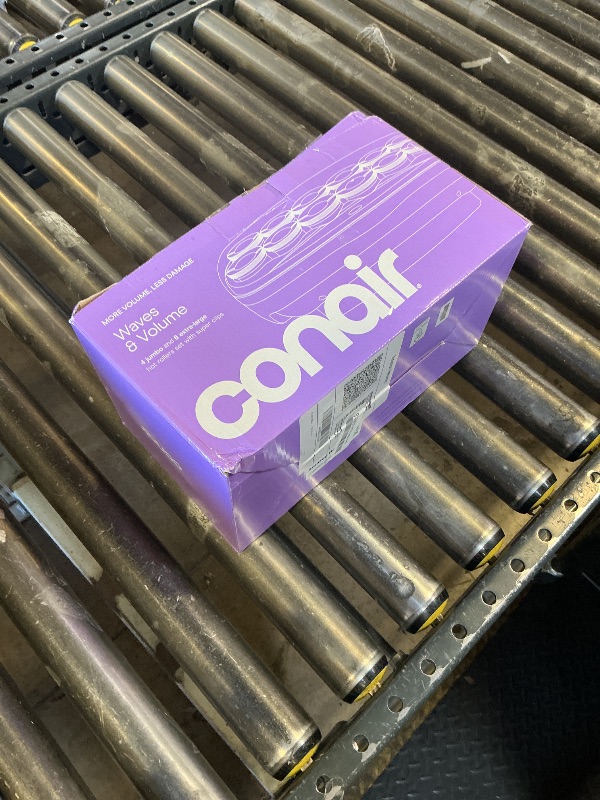 Photo 1 of Conair Ceramic Hot Rollers, Lavender, 12 Count