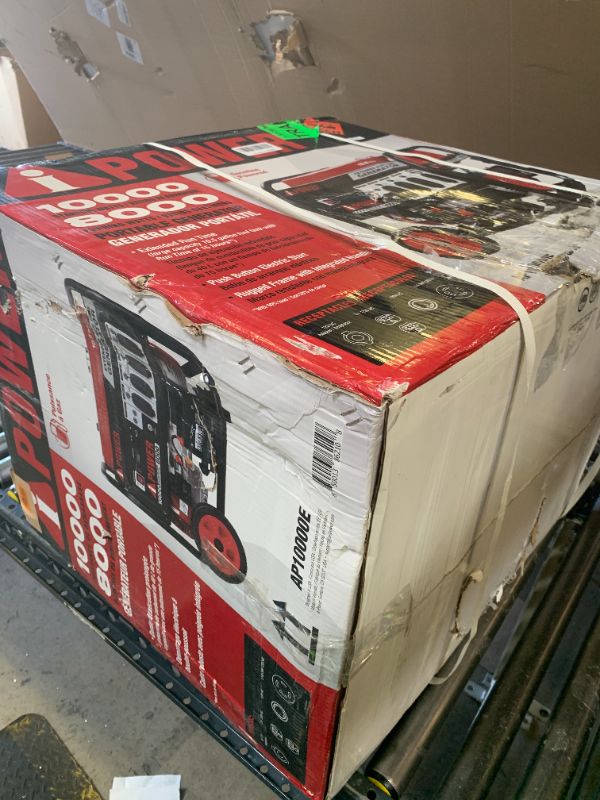 Photo 1 of A-iPower 10000-Watt Electric Start Gas Portable Generator, CO Sensor