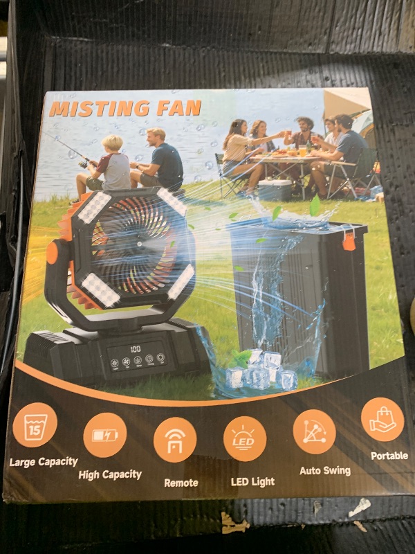 Photo 1 of Etholzon 40000mAh Battery Powered Misting Fan