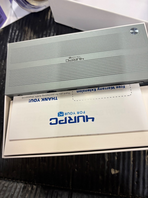 Photo 1 of 4URPC USB-C Docking Station 14-Port, 120W Adapter, 3-Monitor