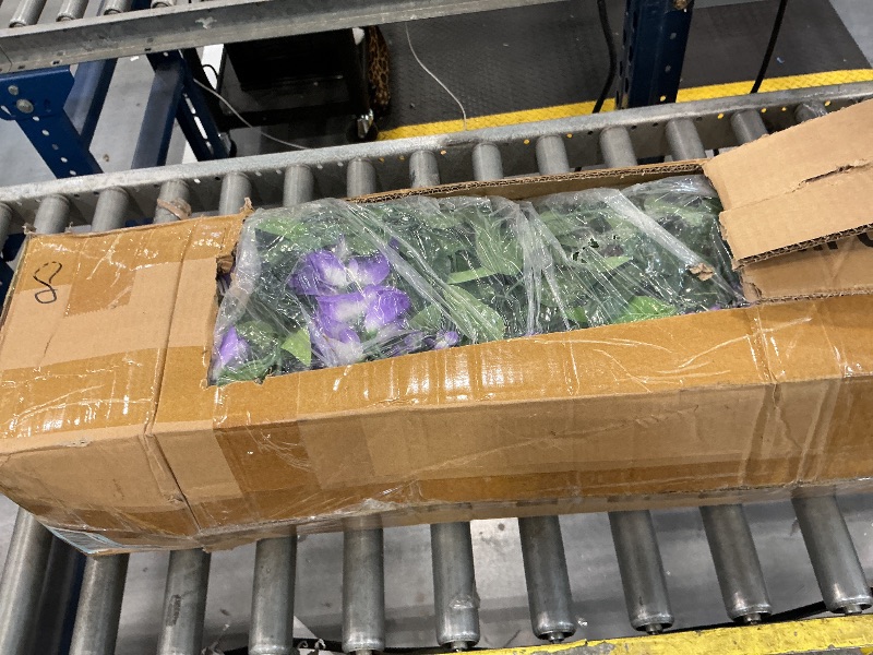Photo 1 of Thiccywoov 5ft Artificial Wisteria Tree, 2 Pack, Purple