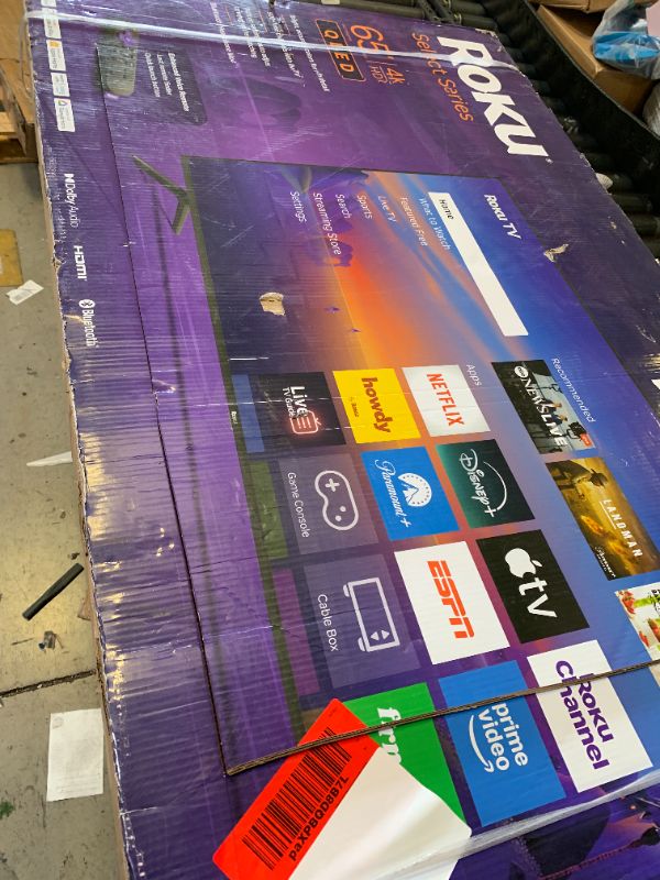 Photo 1 of Roku 65-Inch Select Series Smart TV 2026-4K QLED TV - Roku TV