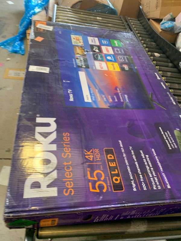 Photo 1 of Roku 55-Inch Select Series Smart TV 2026-4K QLED TV - Roku TV
