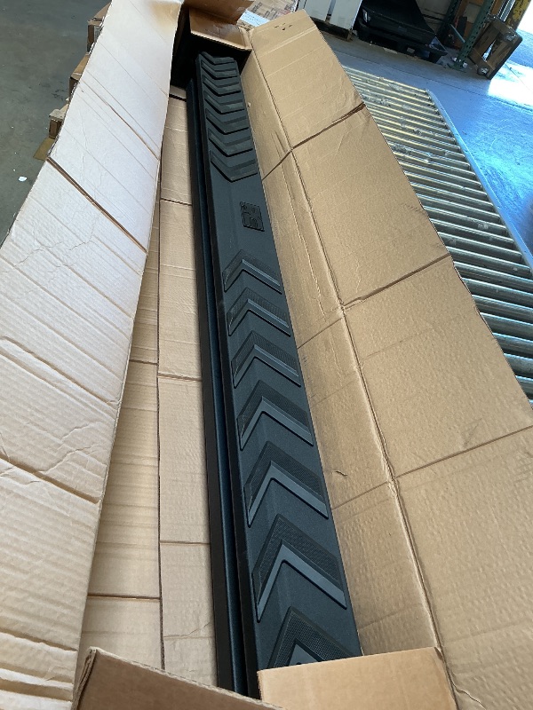 Photo 1 of Rough Country BA2 Running Boards for Toyota Tundra CrewMax (2022-2026) - 5" Wide Steel Step Bars, Non-Slip Grip Foot Rails, No-Drill Install, Truck Side Steps