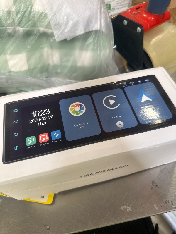 Photo 1 of TECXERLLON 10.3" Wireless CarPlay Screen with Rotatable 4K Dash Cam