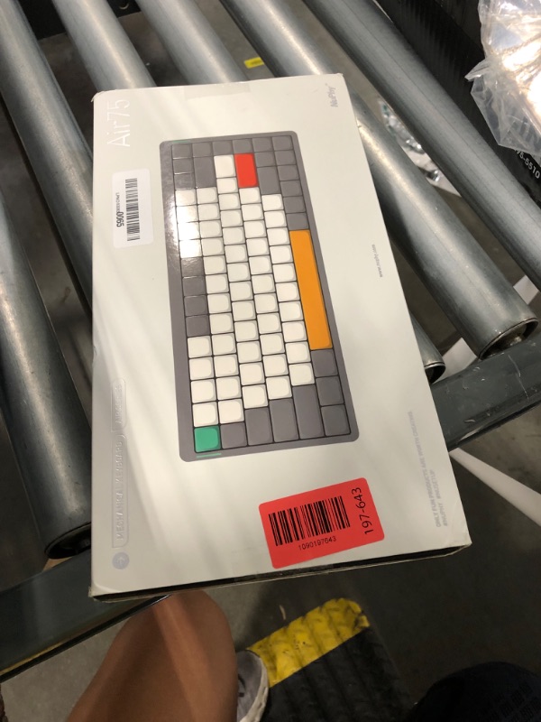 View 2 of [BLUETOOTH DOESN'T WORK] nuphy Air75 V2 75% Mechanical Keyboard Grey Gateron Moss Switch