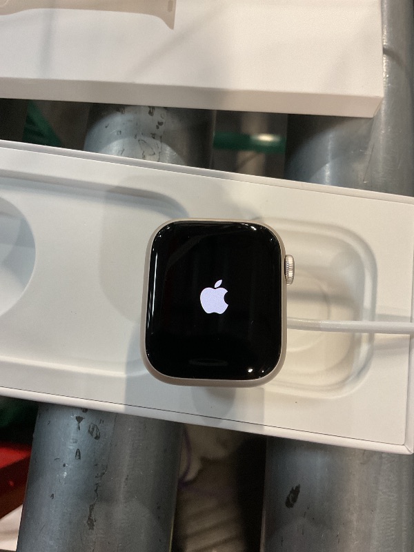 View 3 of *** BEIGE*** Apple Watch Series 7 GPS 41mm Smart Watch Pink Sand