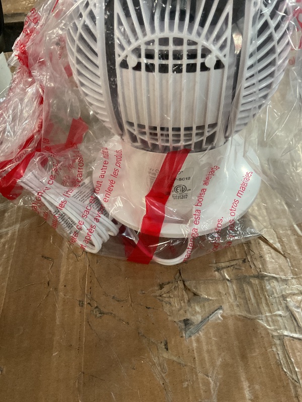 View 4 of ***STOCK IMAGE FOR REFERENCE***
*** model SC 12**
IRIS USA WOOZOO Table Fan with Remote, 3 Speeds, White