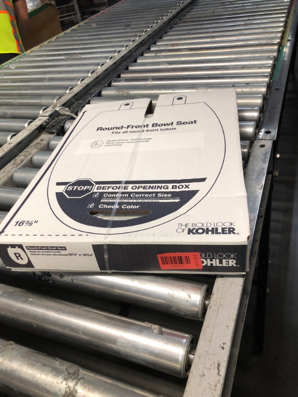 View 2 of ***FACTORY SEALED OPENED FOR INSPECTION***Kohler Cachet ReadyLatch Round Toilet Seat