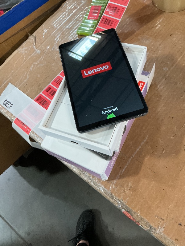 View 2 of ****crack in screen****
Lenovo Tab One - Lightweight Tablet - up to 12.5 Hours of YouTube Streaming - 8.7" HD Display - 4 GB Memory - 64 GB Storage - MediaTek Helio G85 - Includes Folio Case