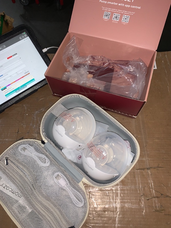 View 3 of Momcozy M5 Smart Wearable Breast Pump - 2-Pack