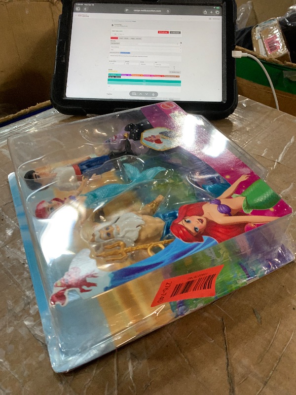 View 2 of ?Mattel Disney Princess Ariel Set of 4 Small Dolls Inspired by Movie