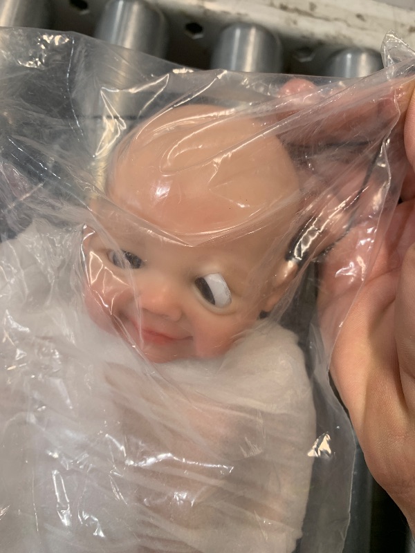 View 3 of *** LEFT EYE DAMAGED, UNKNOWN IF IT WILL SIMPLY PUSH BACK IN ***
Gileutay 12 inch Silicone Baby Dolls Full Body Girl Realistic Reborn Dolls Hand Painted Real Life Baby Dolls Toy for Kids