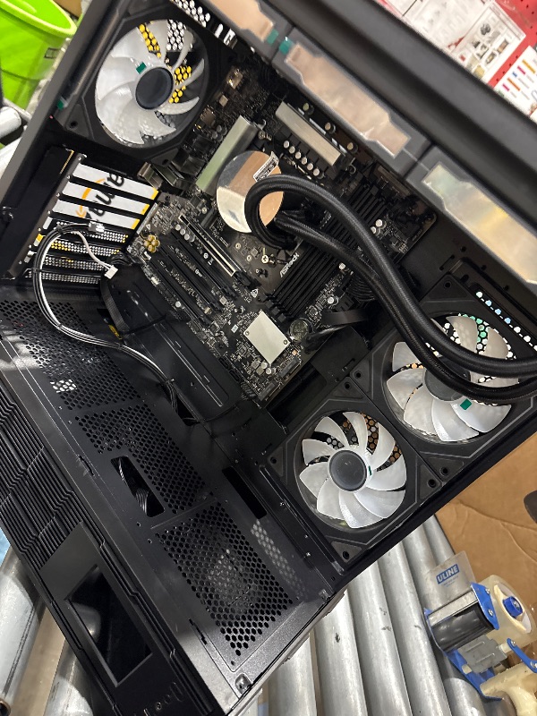 View 5 of *** NO POWER SUPPLY, ONLY INCLUDES CABLES FOR GRAPHICS CARD AND INTERNALS ***
ZOTAC MEK Gaming PC Desktop - Intel Core Ultra 9 285K, NVIDIA RTX 5090 32GB