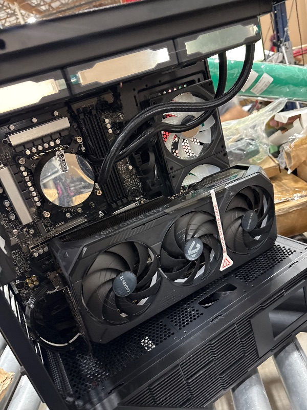 View 3 of *** NO POWER SUPPLY, ONLY INCLUDES CABLES FOR GRAPHICS CARD AND INTERNALS ***
ZOTAC MEK Gaming PC Desktop - Intel Core Ultra 9 285K, NVIDIA RTX 5090 32GB