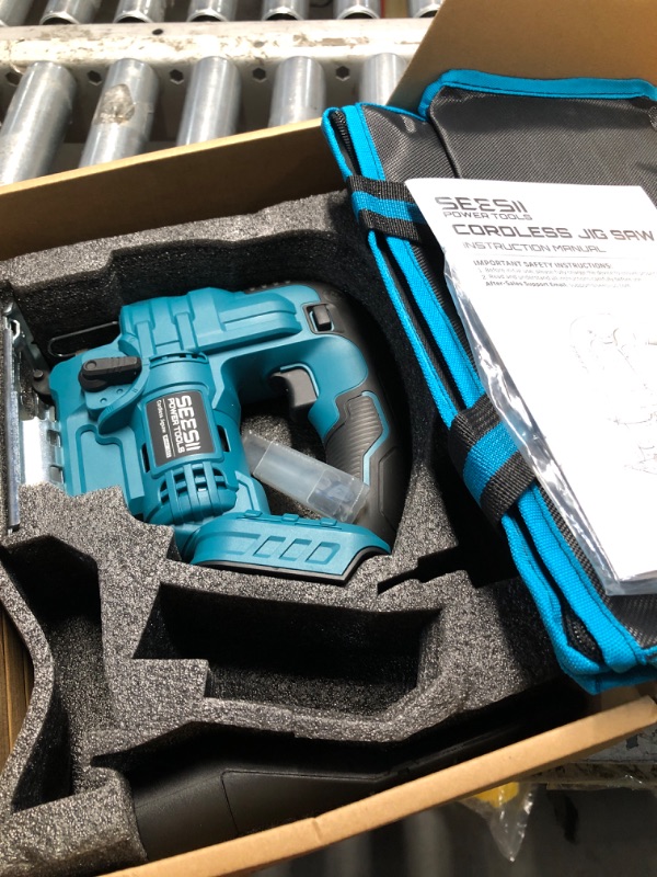 View 2 of SEESII Cordless Jigsaw and Router Combo Kit