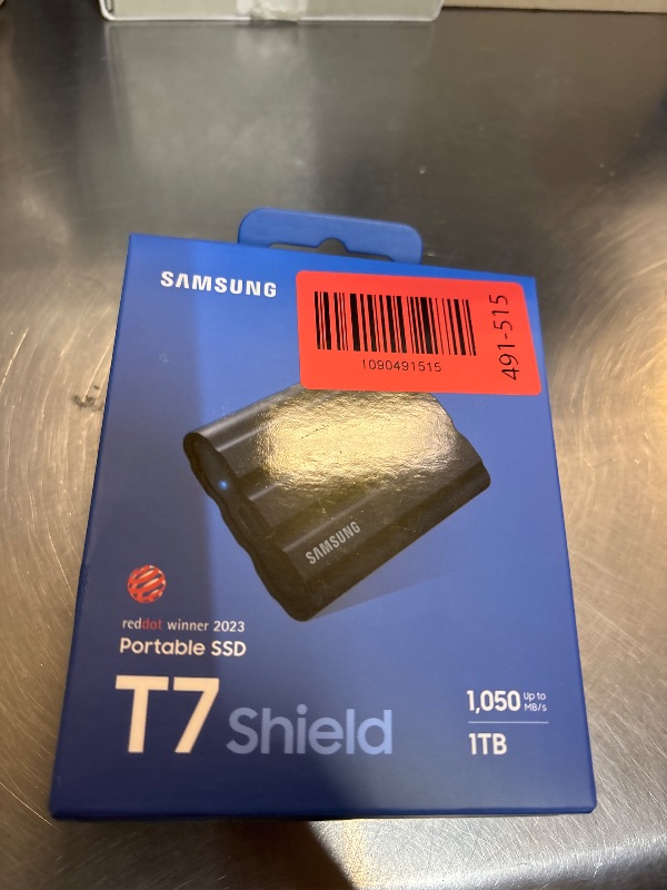 View 2 of Samsung T7 Shield Portable SSD 1TB, USB 3.2 Gen 2, Up to 1,050 MB/s