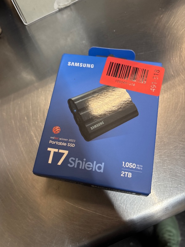 View 2 of Samsung T7 Shield Portable SSD 2TB, USB 3.2 Gen 2, Up to 1,050 MB/s