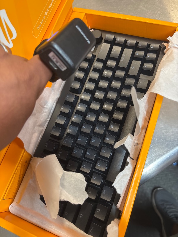 View 2 of GLORIOUS Gaming GMMK 3 PRO Custom Mechanical Keyboard: 75% TKL, Aluminum Body, Gasket System, Hotswappable MX Switches, Sound Dampening, Custom Keycaps, US QWERTY Layout (Black)