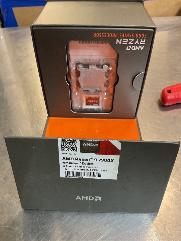 View 2 of AMD Ryzen 9 7900X 12-Core, 24-Thread Unlocked Desktop Processor