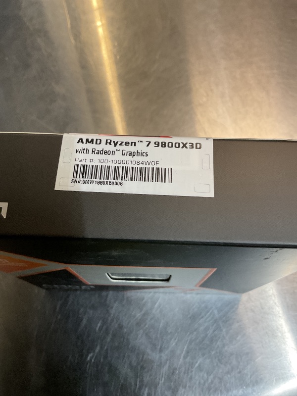 View 2 of AMD Ryzen 7 9800X3D 8-Core Desktop Processor