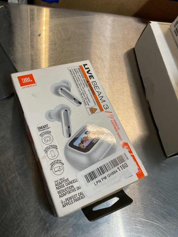 View 2 of JBL Live Beam 3 True Wireless Noise-Cancelling Earbuds