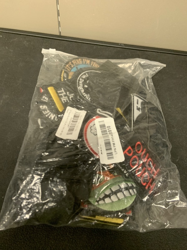 Photo 1 of Jefuzh 50pcs Random Embroidered Hook and Loop Patches