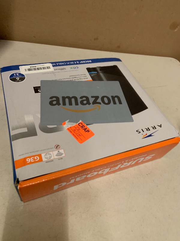 Photo 1 of ARRIS SURFboard G36 DOCSIS 3.1 Modem & Wi-Fi 6 Router