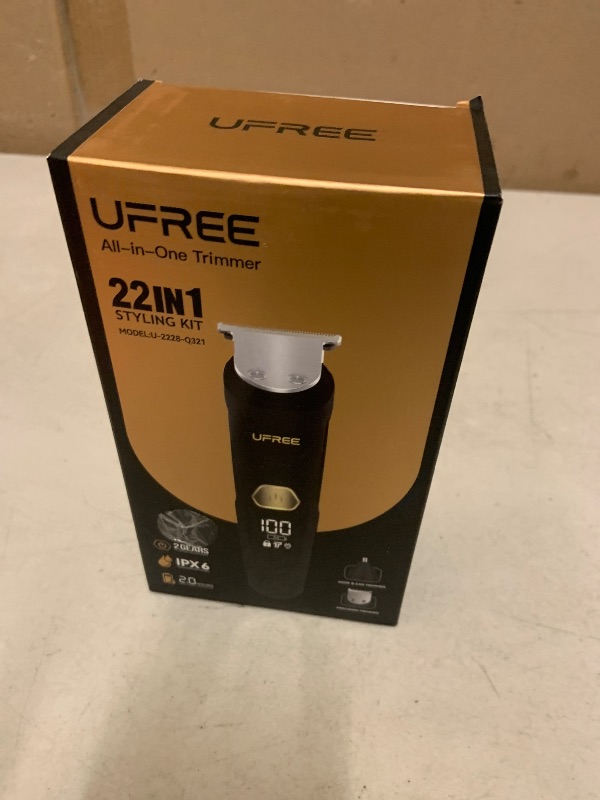 View 2 of Ufree 3-in-1 Beard Trimmer for Men, IPX6 Waterproof Electric Razor