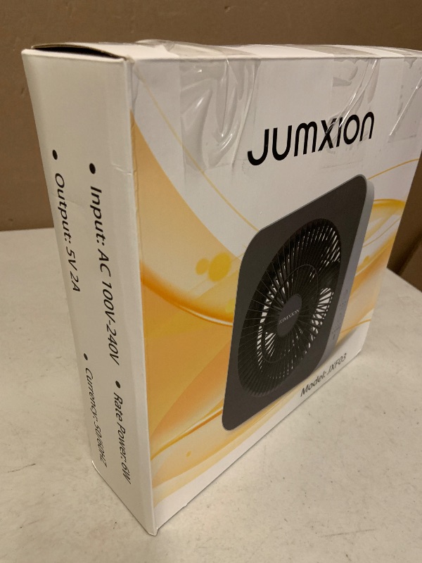 Photo 1 of JUMXION 10-inch Box Fan with DC Adapter