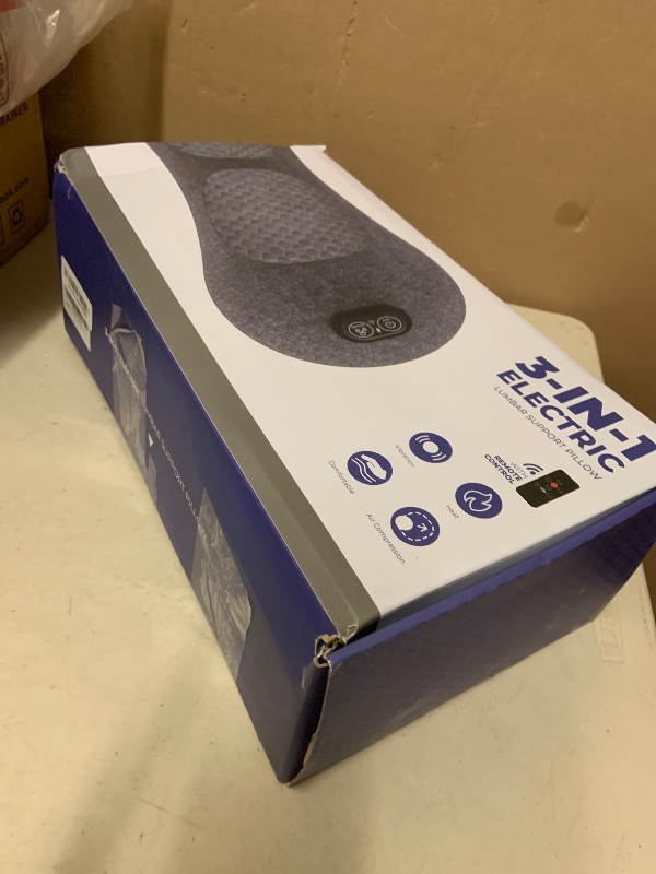 Photo 1 of PakWizz Lumbar Support Pillow Massager with Remote
