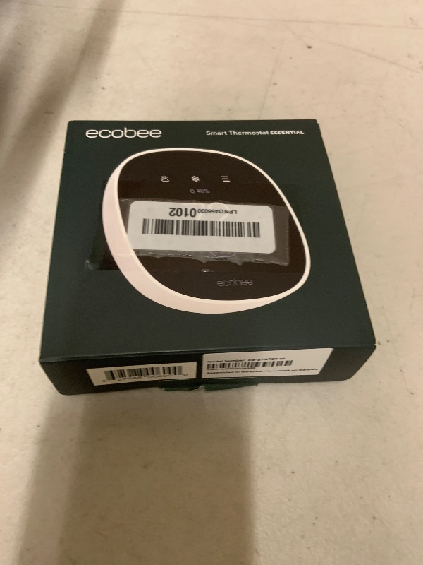 Photo 1 of ecobee Smart Thermostat Essential - WiFi, Energy Star Certified