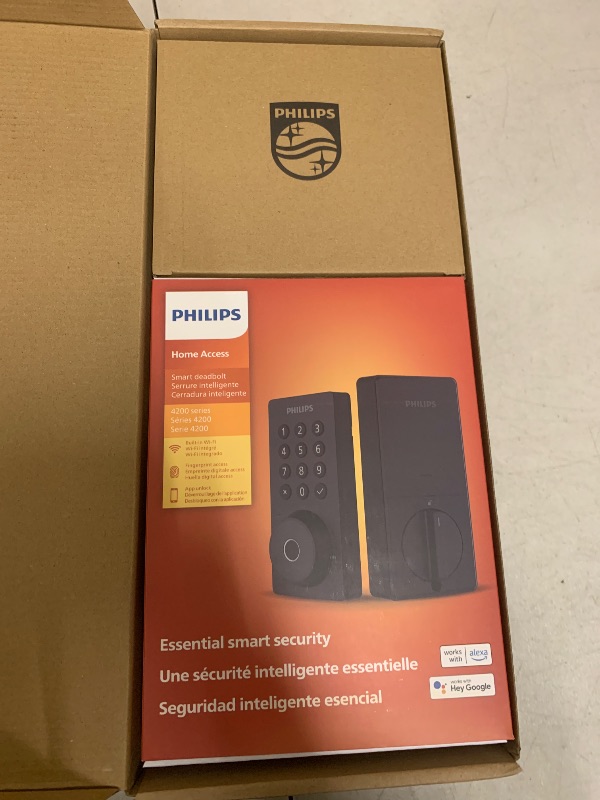 Photo 1 of Philips WiFi Door Lock Deadbolt with Handle