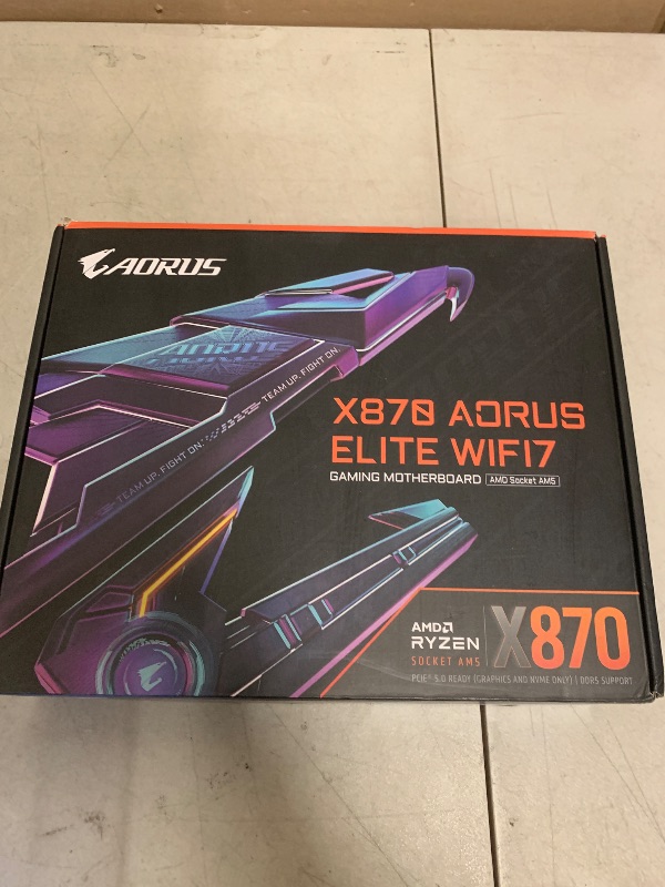 Photo 1 of GIGABYTE X870 AORUS Elite WIFI7 Motherboard