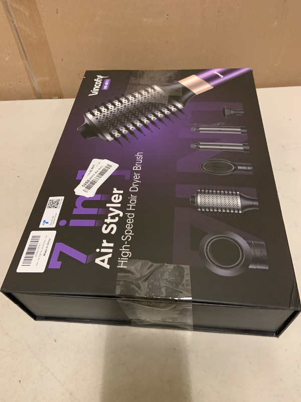 Photo 1 of Vincofy 7-in-1 Hot Air Brush Set
