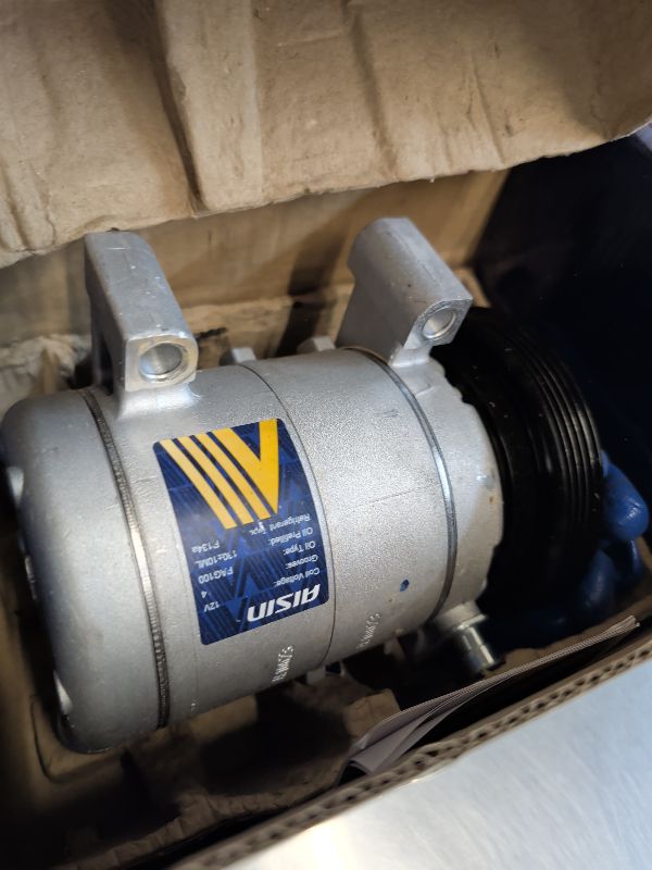 View 2 of AISIN AFTERMARKET ACCAZ-00139 Air Conditioning AC Compressor with Clutch