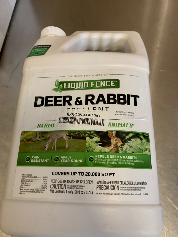 View 2 of Liquid Fence Deer and Rabbit Repellent Concentrate, 1 Gallon