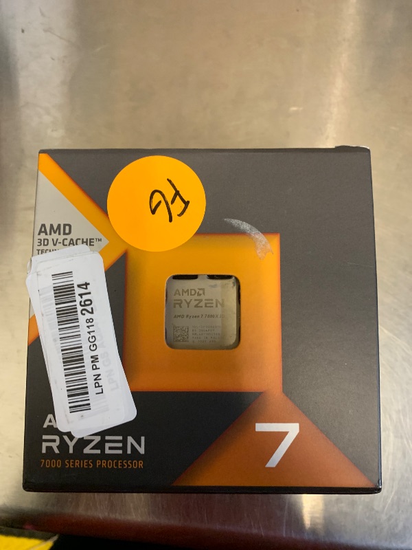 View 2 of AMD Ryzen 7 7800X3D 8-Core, 16-Thread Desktop Processor