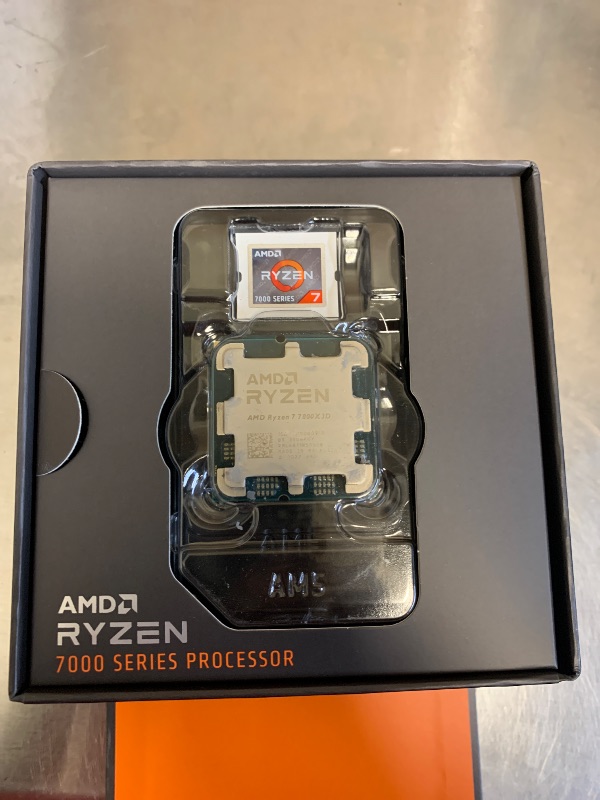 View 3 of AMD Ryzen 7 7800X3D 8-Core, 16-Thread Desktop Processor