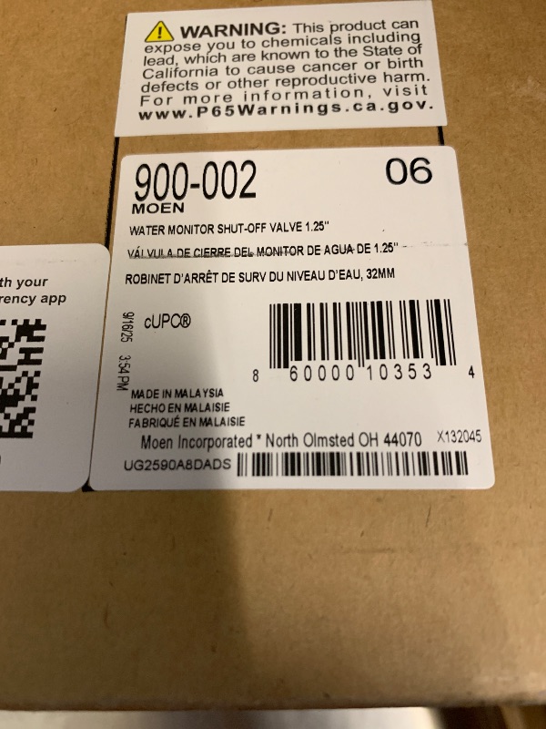View 4 of Moen Flo 900-002 Smart Water Leak Detector & Shutoff