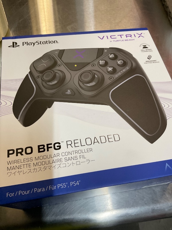Photo 1 of Turtle Beach Victrix Pro BFG Reloaded Wireless Gaming Controller for PS5