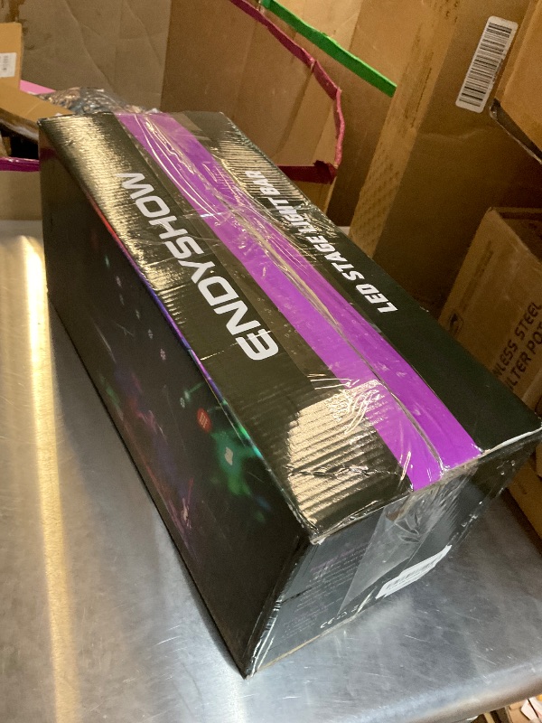 Photo 1 of ENDYSHOW LED Stage Wash Light Bar,50W 9 LED 4IN1 RGBW DJ Stage Lights Bar with Remote Control Sound Activated DMX Stage Light for Church Events Wedding Disco Party DJ Lights 4Pack
