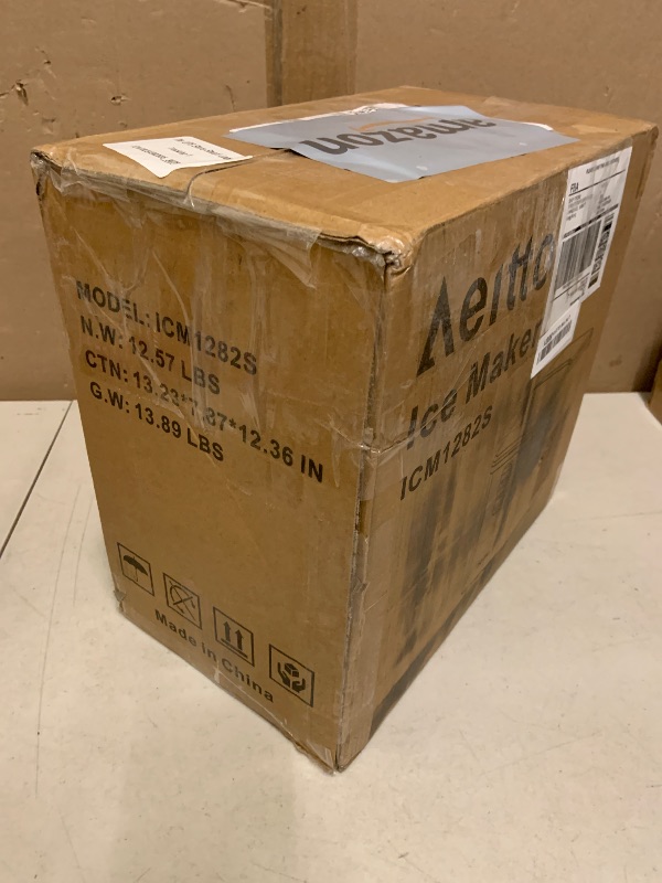 Photo 1 of Aeitto Countertop Ice Maker - 26lbs/24H, 6-Min Ice Ready