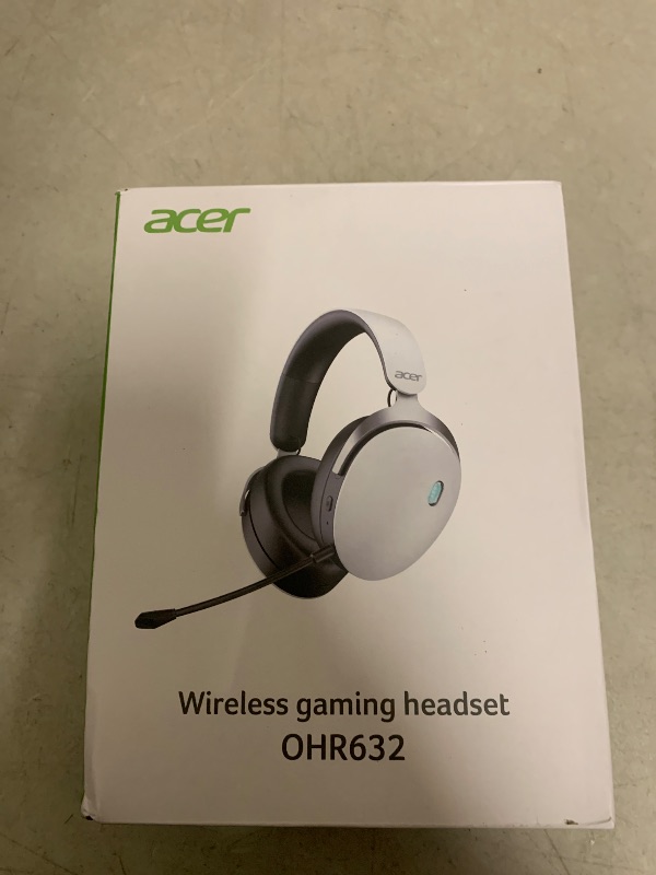 Photo 1 of Acer Gaming Headset with Aluminum Frame for PS5, PS4, PC, Switch - White