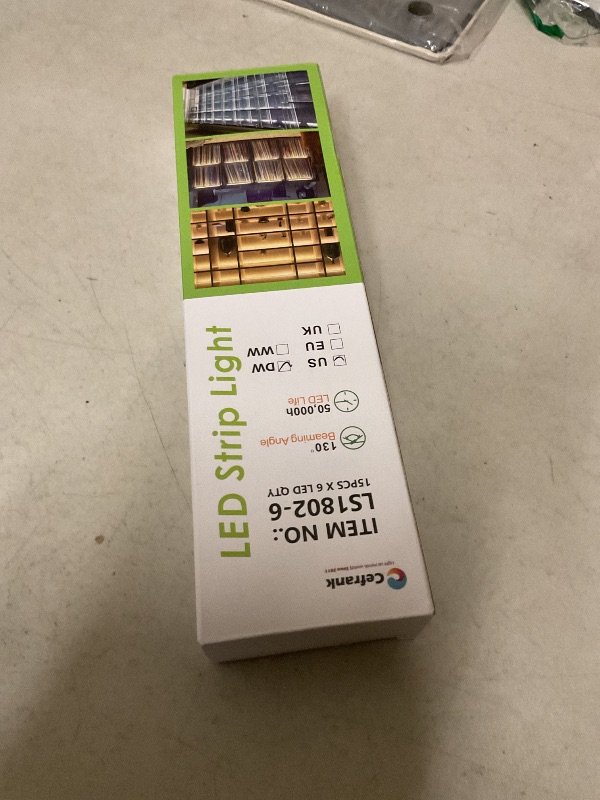 Photo 1 of Cefrank 6-Pack Linkable Under-Cabinet Lights, 12" LED